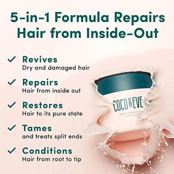 Coco & Eve Like a Virgin Hair Mask & Detangler set - Picture 5 of 11